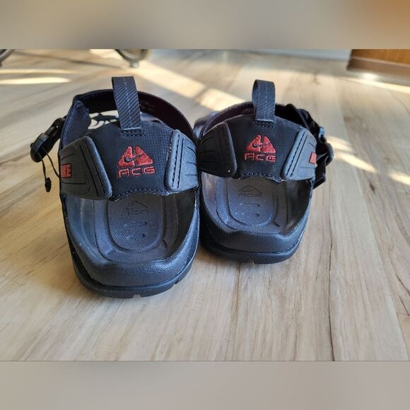NIKE ACG ALL-TRAC AMPHIBIOUS sandals size 12 Color black and red Strap Open Toe - Picture 6 of 9